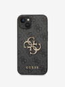 Guess PU 4G Metal Logo iPhone 14 Plus Grey Carcasa de telefon