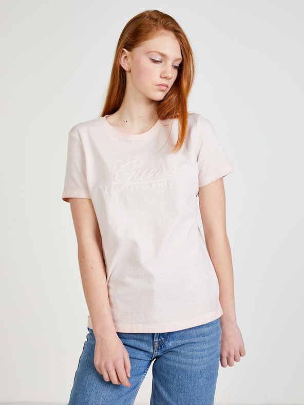 Guess Tricou Roz