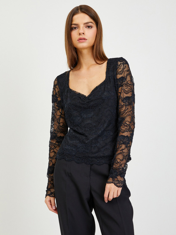Guess Gemma Tricou Negru