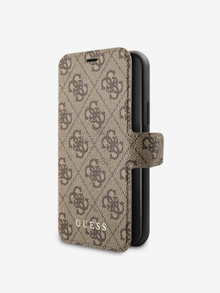 Guess 4G Book iPhone 11 Brown Carcasă