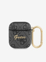 Guess 4G Script PC/PU AirPods 1/2 Black Carcasă