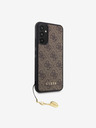 Guess 4G Charm Zadní Kryt pro Samsung Galaxy A34 5G Brown Carcasa de telefon