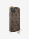 Guess 4G Charm Zadní Kryt pro iPhone 12 Pro Max 6.7 Brown Carcasa de telefon