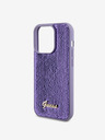 Guess Sequin Script Logo Zadní Kryt pro iPhone 14 Pro Purple Carcasa de telefon