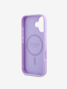 Guess Saffiano Peony Stamp MagSafe Phone 16 Purple Carcasa de telefon