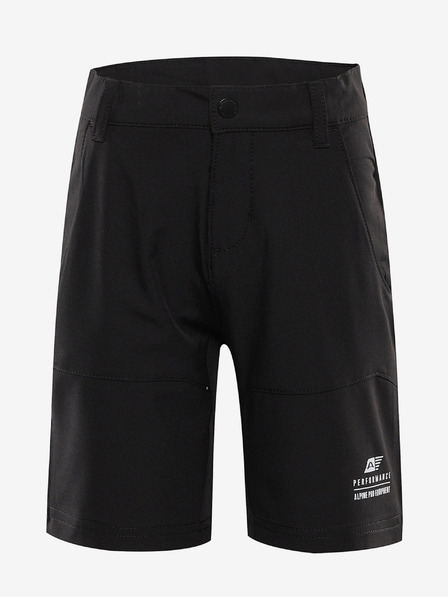 ALPINE PRO Pantaloni scurți din softshell pentru copii ALPINE PRO BAKO negru