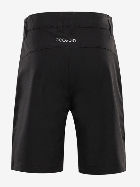 ALPINE PRO Pantaloni scurți din softshell pentru copii ALPINE PRO BAKO negru
