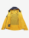 ALPINE PRO Jachetă PTX Alpine Pro Norema neagră și galbenă de damă cu membrană