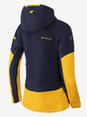 ALPINE PRO Jachetă PTX Alpine Pro Norema neagră și galbenă de damă cu membrană
