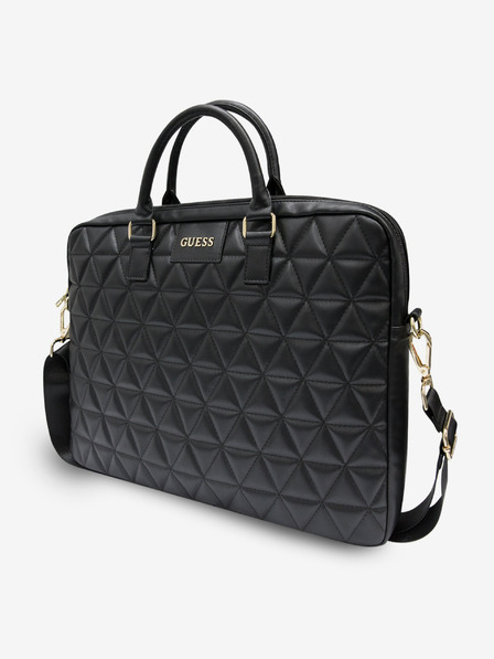Guess Quilted Notebook 15 Black" Genţi de umăr