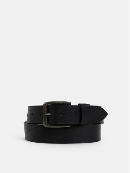 Jack & Jones Curea din piele neagră Jack & Jones Victor