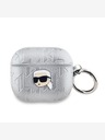 Karl Lagerfeld AirPods 3 Silver Carcasă