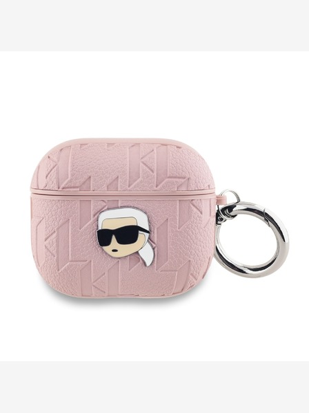 Karl Lagerfeld AirPods 3 Pink Carcasă