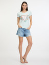 Guess Triangle Flowers Tricou