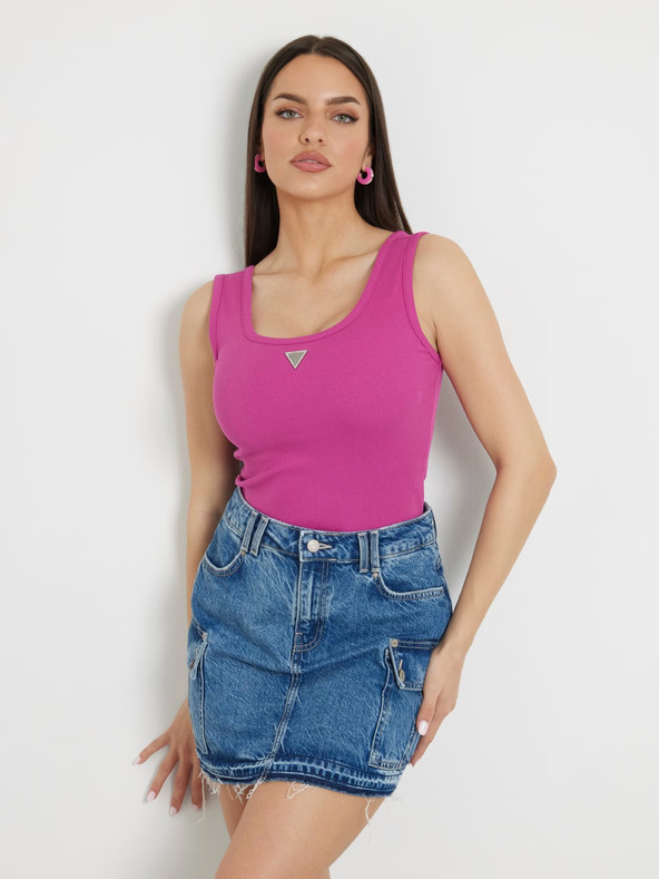 Guess Tricou Guess roz pentru femei