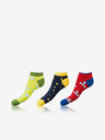 Bellinda CRAZY IN-SHOE SOCKS Set de 3 perechi de șosete