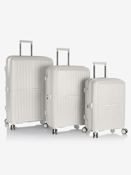 Heys Set de trei valize de călătorie Heys Airlite albe S,M,L