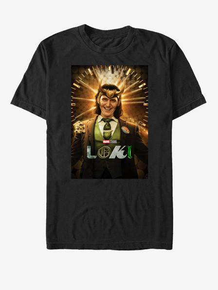 ZOOT.Fan Marvel Loki Smile Poster Tricou