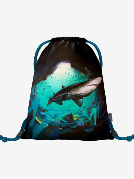 BAAGL  Geantă neagră Baagl eARTh - Shark de Lukero
