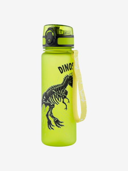 BAAGL  Sticlă de băut din Tritan verde Dinozauri, 500 ml Baagl