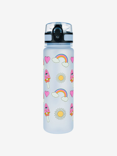 BAAGL  Sticlă de băut tritan albastru hippie, 500 ml Baagl