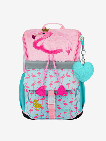 BAAGL  Geantă de școală roz Zippy Baagl Flamingo