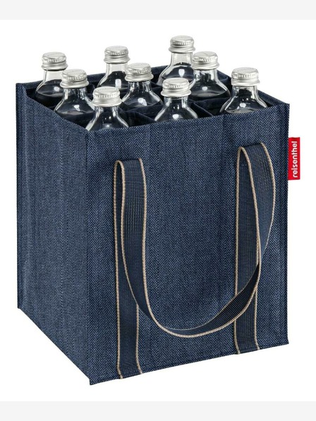 Reisenthel Bottlebag Herringbone Dark Blue Genţi de umăr