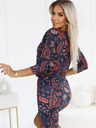 numoco Rochie sport cu buzunare - frunze pe blugi Numoco