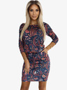 numoco Rochie sport cu buzunare - frunze pe blugi Numoco