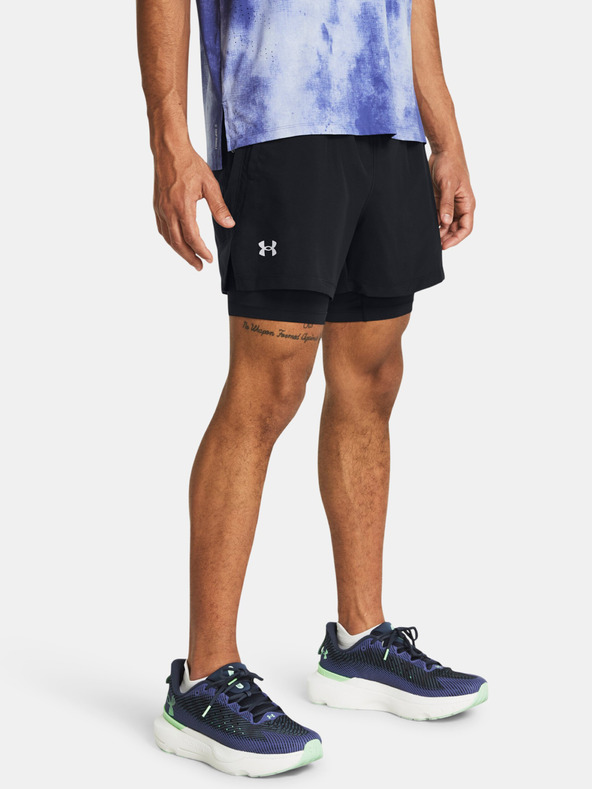 Under Armour Pantaloni scurți pentru bărbați Under Armour UA LAUNCH 5'' 2-IN-1 SHORTS