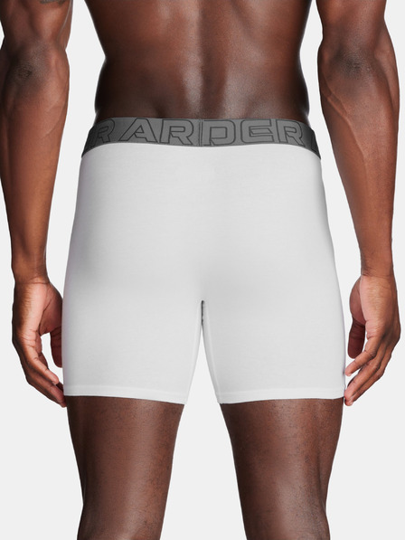 Under Armour UA Performance Cotton 6in Boxeri, 3 bucăți