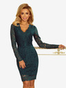 numoco Rochie din dantelă cu decolteu - verde Numoco