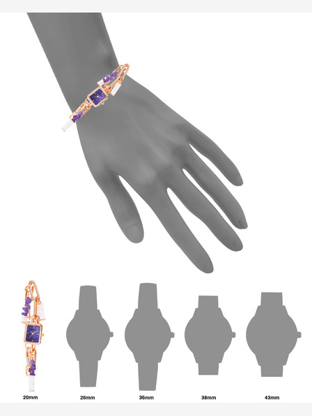 Anne Klein Anne Klein AK/ 4108AMCH ceas pătrat de damă