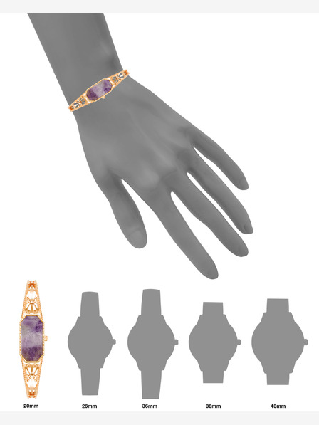 Anne Klein Anne Klein AK/ 4112AMRG ceas pătrat pentru femei