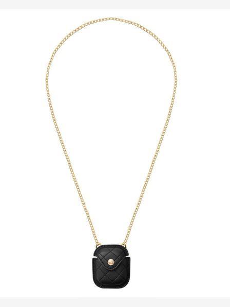 Anne Klein Anne Klein din piele neagră pentru Apple AirPods Pro Headphone Case