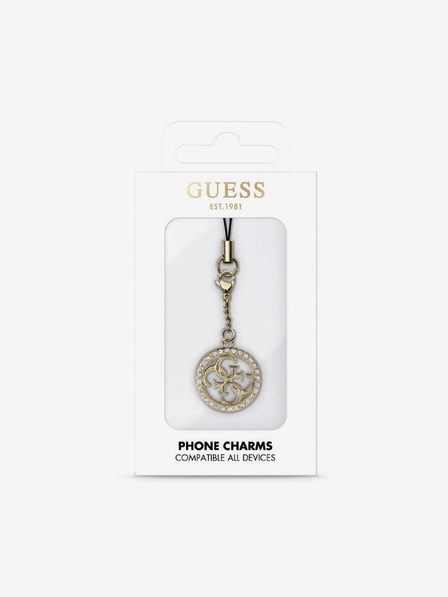 Guess Přívěsek 4G Strass Metal Logo Carcasa de telefon