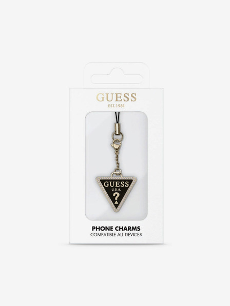 Guess Přívěsek Strass Triangle Metal Logo Carcasa de telefon