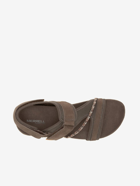 Merrell Sandale din piele maro pentru femei MERRELL Terran 4 Backstrap