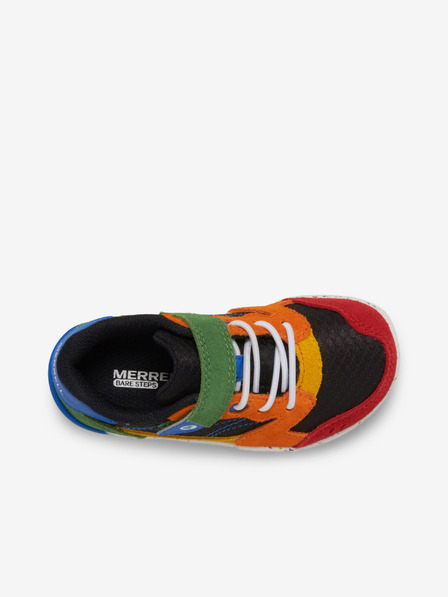 Merrell Adidași pentru copii MERRELL Bare Steps® A83 roșu și albastru