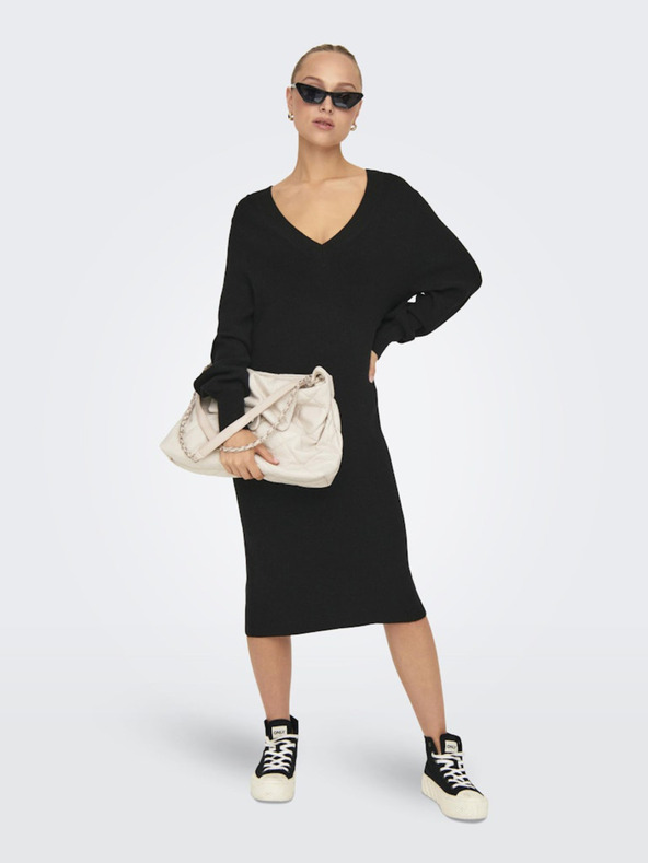 ONLY Pulover negru pentru femei ONLY Katia