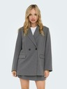 ONLY Jachetă cu dungi pentru femei ONLY Tilly Grey