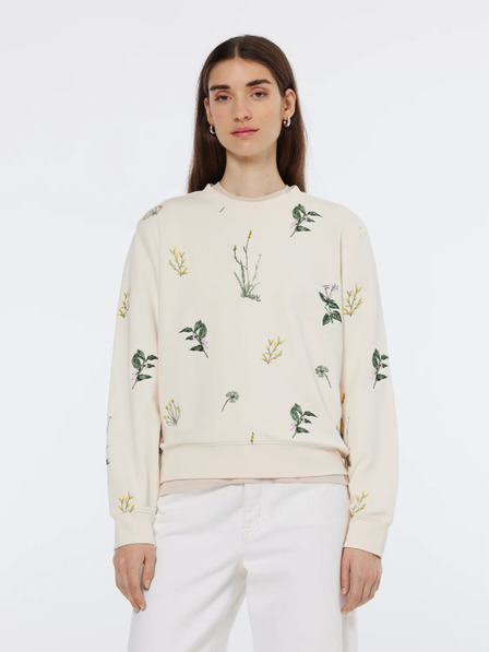 Scotch & Soda Sweatshirt crem pentru femei Scotch & Soda