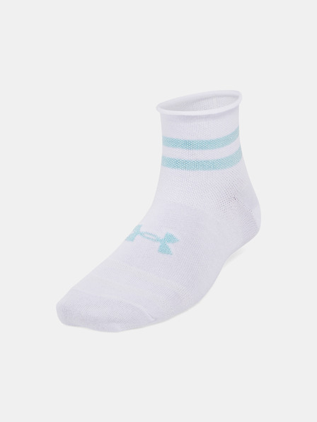 Under Armour UA W Essential Nov Qtr Set de 3 perechi de șosete