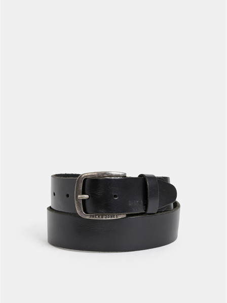 Jack & Jones Jack & Jones Paul Belt din piele neagră pentru bărbați