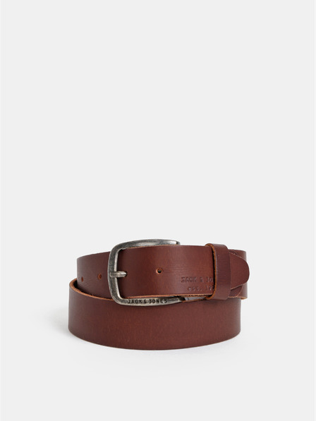 Jack & Jones Curea Jack & Jones Paul din piele maro închis pentru bărbați