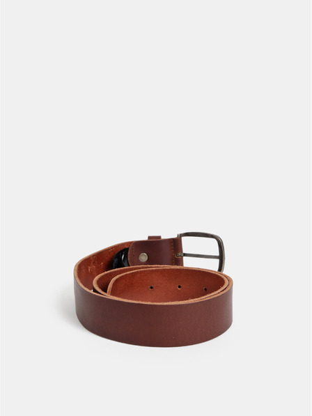 Jack & Jones Curea Jack & Jones Paul din piele maro închis pentru bărbați