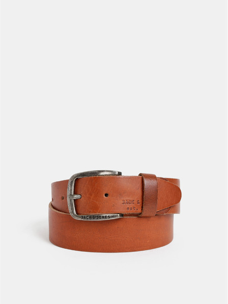Jack & Jones Curea din piele maro pentru bărbați Jack & Jones Paul