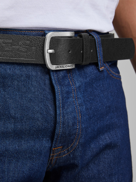 Jack & Jones Curea neagră Jack & Jones Harry