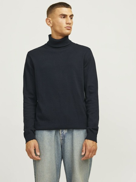 Jack & Jones Albastru închis pentru bărbați Jack & Jones Basic Turtleneck