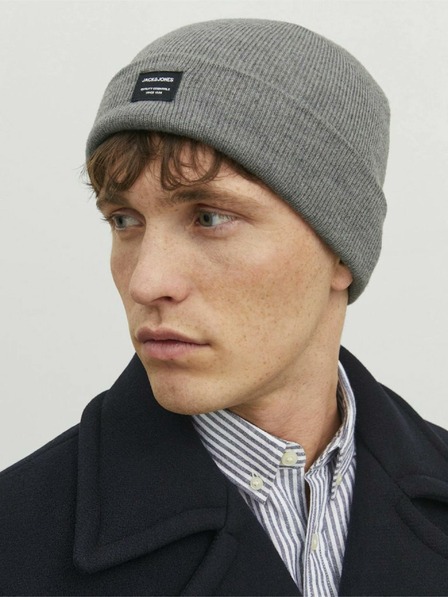 Jack & Jones Șapcă de iarnă tricotată gri Jack & Jones DNA